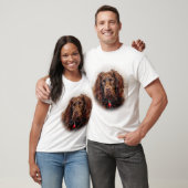 Custom Impressionist Boykin Spaniel Portrait T-shirt (Unisex)