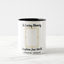 Custom in Loving Memory Funeral Photo Memorial Mok