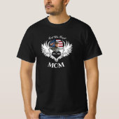 Custom In Loving Memory van Veteran Mom Photo Shir T-shirt (Voorkant)