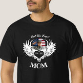 Custom In Loving Memory van Veteran Mom Photo Shir T-shirt