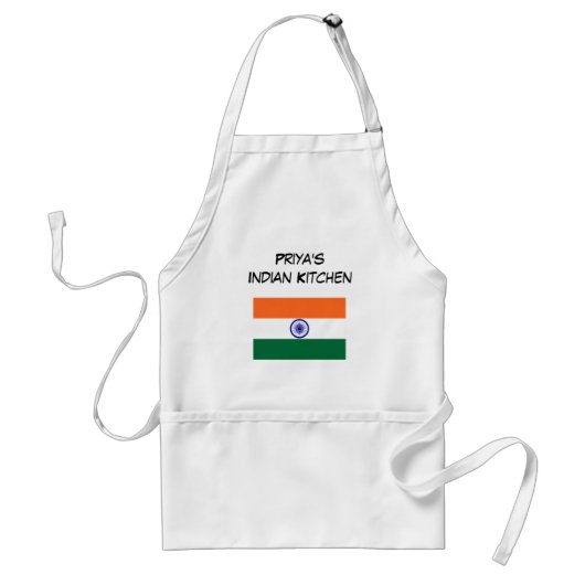 Custom Indian Flag Orange White and Green Standaard Schort (Voorkant)