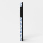 Custom Indigo Floral Faux Lace iPhone 5/5s Hoesje (Achterkant/links)