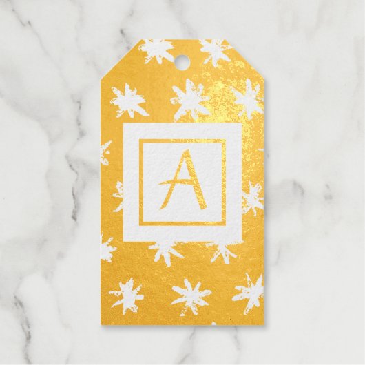 CUSTOM INITIAAL FUN STARS Folie Cadeauset Label SE (Voorkant)