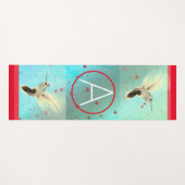 CUSTOM INITIAAL HUMMINGBIRD YOGA-MAT YOGAMAT (Voorkant (horizontaal))