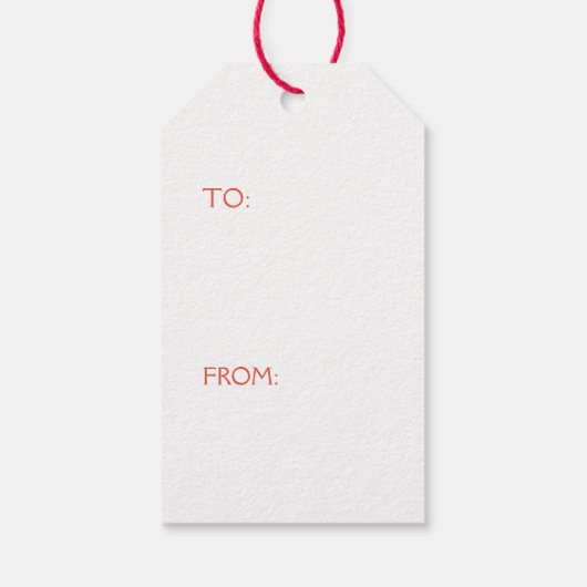 CUSTOM INITIAAL Santa Claus Gift Label Cadeaulabel (Achterkant)