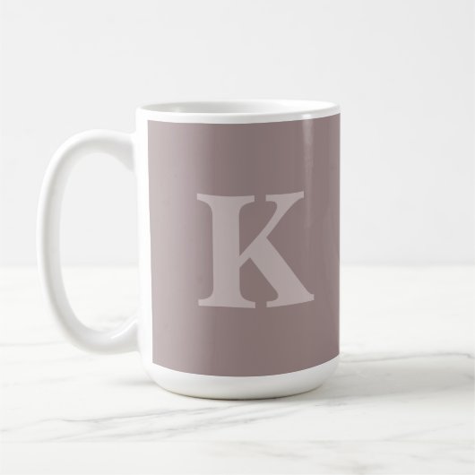 Custom Initial Cozy Coffee Tea Mug Koffiemok (Links)