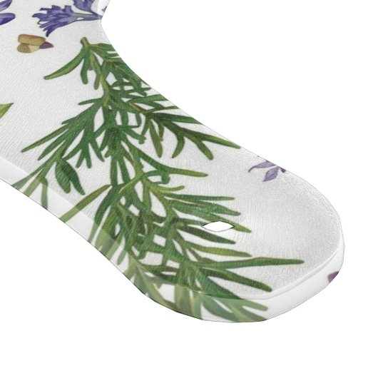  Custom initials Herbs seamless pattern  Snijplank (Hoek)