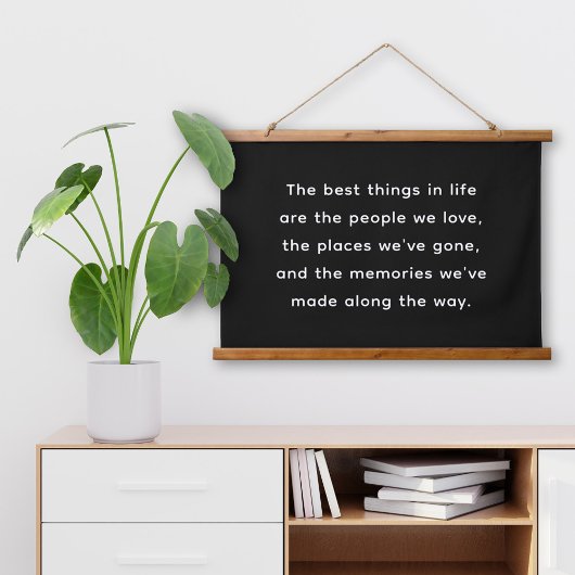 Custom Inspirational Life Quote Art Hangend Wandkleed
