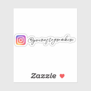 Custom Instagram Social Media Sticker
