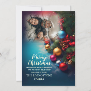 Custom Instant Download Kerst Kaart Sjabloon