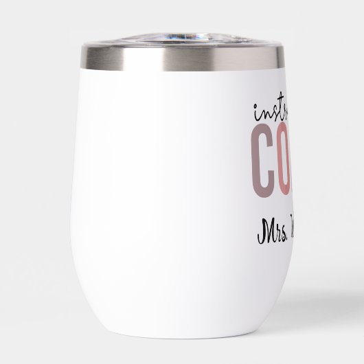 Custom Instructional Coach Educational Coach Retro (Voorkant)