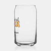 Custom Instructional Coach Educational Coach Retro Blikvorm Glas (Links)