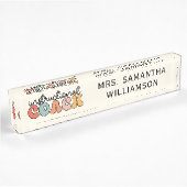 Custom Instructional Coach Educational Coach Retro Naambordje