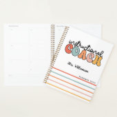 Custom Instructional Coach Educational Coach Retro Planner (Display)