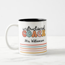 Custom Instructional Coach Educational Coach Retro