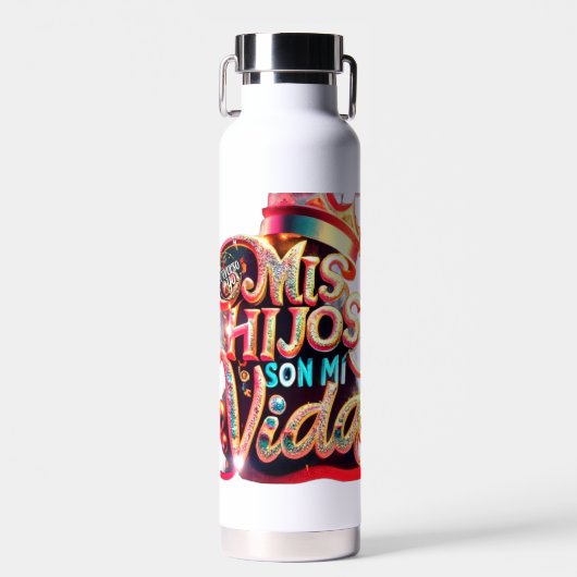 Custom Insulated Water Bottle 650ml – Keeps Drinks Waterfles (Voorkant)
