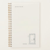 Custom Introvert Gift Quiet Solitude Closed Door Planner (Voorkant)
