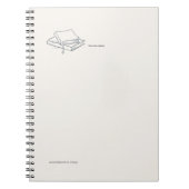 Custom Introvert Quiet Solitude Gift Notitieboek (Voorkant)