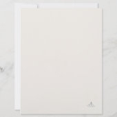 Custom Introvert Solitude Journal Writing Gift Briefhoofd (Achterkant)