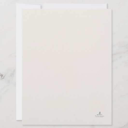 Custom Introvert Solitude Journal Writing Gift Briefhoofd (Achterkant)