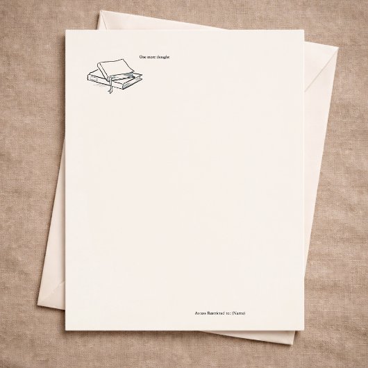 Custom Introvert Solitude Journal Writing Gift Briefhoofd