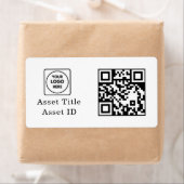 Custom Inventory QR | Asset ID Business Tracking Etiket (Insitu)