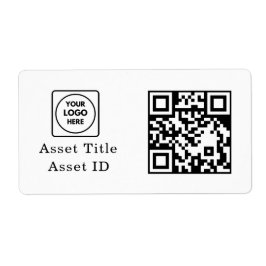 Custom Inventory QR | Asset ID Business Tracking Etiket
