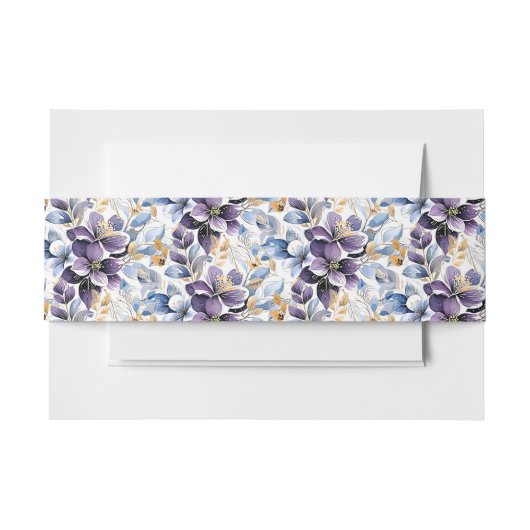 Custom Invitation Belly Band Uitnodigingen Wikkel (Voorkant Voorbeeld)