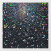 Custom Iridescent Abstract Stained Glass Pattern Raamsticker (Vel)