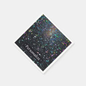 Custom Iridescent Abstract Stained Glass Pattern Servet (Hoek)