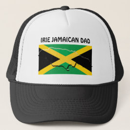 Custom IRIE JAMAICAN DAD Trucker Pet