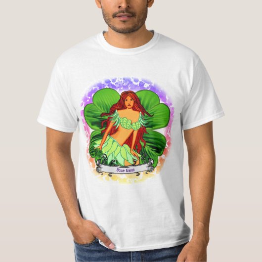 Custom Irish Fairy T-shirt (Voorkant)