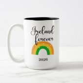 Custom Irish Mug 15 oz two tone Tweekleurige Koffiemok (Links)