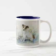 Custom Jack Russell Terrier Waterverf Dog