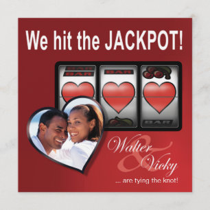 Custom Jackpot Las Vegas Save the Date