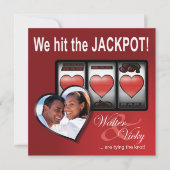 Custom Jackpot Las Vegas Save the Date (Voorkant)