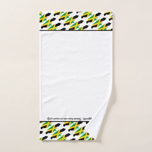 Custom JAMAICA FLAG Christelijk Bad Handdoek (Handdoek)