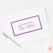 Custom_Jamaicaanse rundvlees Patties Rechthoekige Sticker (Envelop)