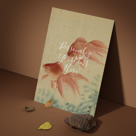 CUSTOM Japanese Goldfish Good Luck Art Print 