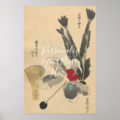CUSTOM Japanese Hane Feather Game Print (Voorkant)