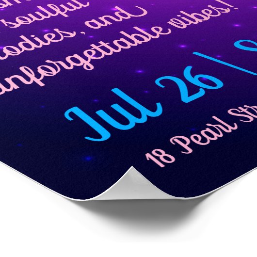 Custom Jazz Night Retro Poster (Hoek)