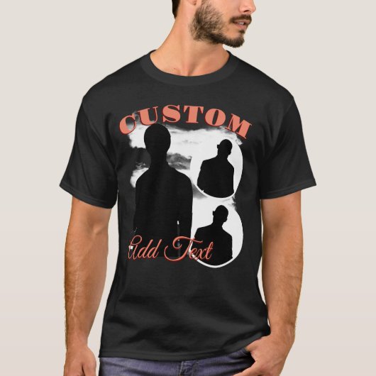 CUSTOM JE EIGEN 90s Bootleg Idee T-shirt (Voorkant)