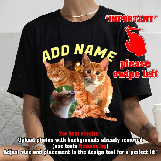 CUSTOM JE EIGEN Bootleg Idee Hier, bootleg huisdie Tri-Blend Shirt