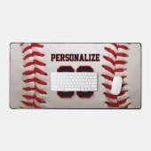 Custom Jersey Number & Name Baseball Player Design Bureaumat (Keyboard & Muis)