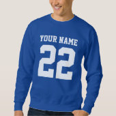 Custom jersey nummer football sweatshirt voor mann (Voorkant)