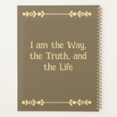Custom Jesus & Coffee Crayon Art 2026 2027 Planner (Achterkant)