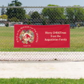 Custom JESUS IS DE REASON-kerstbanner Spandoek (Insitu)