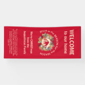 Custom JESUS IS DE REASON-kerstbanner Spandoek (Horizontaal)