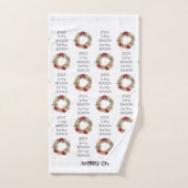 Custom JESUS IS DE REDEN VOOR Kerstmis Bad Handdoek (Handdoek)