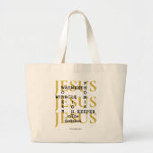 Custom JESUS Waymaker Christelijk Grote Tote Bag (Voorkant)